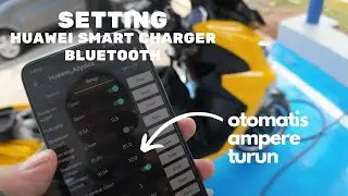 Huawei Bluetooth Smart Charging motor listrik Polytron Fox R, auto turun Amperenya ketika mau penuh