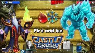 Unbelievable Winning Battles 💥 fire & ice Mode || Castle crush 🤯
