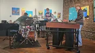 Science Hill Percussion Ensemble Performance at Fischman Gallery