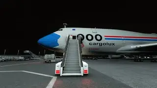 MSFS 2020 | CARGOLUX Night Arrival At HEATHROW | CINEMATIC MOVIE | ULTRA + AIG TRAFFIC!