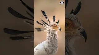 Secretarybird 🦅 The Most Elegant Snake Killer!