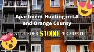 Apartment hunting in LA / Orange County REALISTIC BUDGET all under 1000