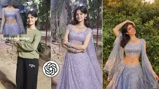 Instagram Trending Lehenga Photo Editing Prompt | Girls Dream Lehenga Photo Editing Prompt 