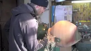 VB36 Lathe demonstration of turning