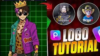 How To Make Free Fire Own Character Logo 🤯🔥 || Free Fire Logo Editing Tutorial In PicsArt