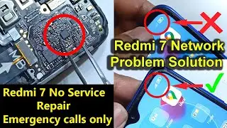 Redmi 7 Network Problem Solution / Redmi 7 No Service Repair Emergency calls only 2022 @krunlocker
