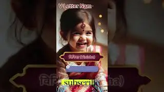 V Letter Names for Baby Girl New #babygirlnames #girlnames #shorts #babygirl