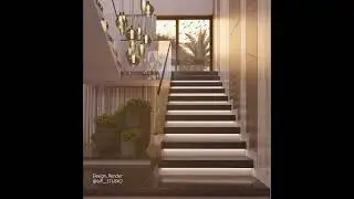 STAIRCASE DESIGN #interiordesign #coronarender #3dvisualization
