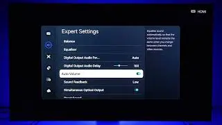SAMSUNG The Frame &ndash; Как отключить адаптивный звук