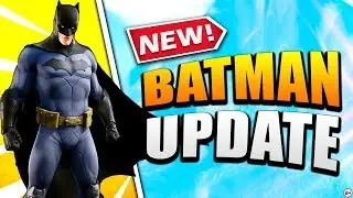 Nick Eh 30 reacts to New BATMAN Update in Fortnite!