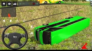 😭 Hill Road Driving Disaster | 😱 Heavy Bus Overturned | 🔥 Bus Simulator India