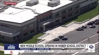 New Weber County middle school welcomes students for the first time ever