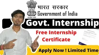Govt Internship 2021 Work From Home | Free Govt Internship 2021 | Free Internship Certificate