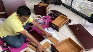 Office Depot: Realspace Magellan  Desk Assembly (shows step-by-step). (Part-1)