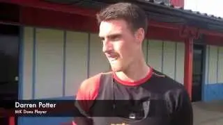 Darren Potter in a buoyant mood