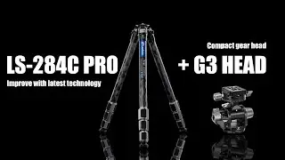 Leofoto LS series improved version - LS-284C tripod with G3 head