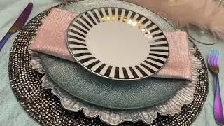 GLAMSTER EASTER TABLESCAPE | DINING ROOM DECOR #pastelcolour  #tablescape #easterdecor #spring