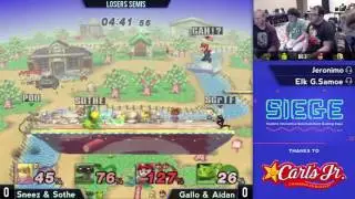 Siege - Doubles Losers Semis ft. Aidan & Gallo VS Sothe & Sneez
