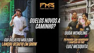 GUI DO JEITO MOLEQUE lan&ccedil;a desafio em show + DUDA WEDLING  treina com campe&atilde;o do FMS LUIZ MESQUITA