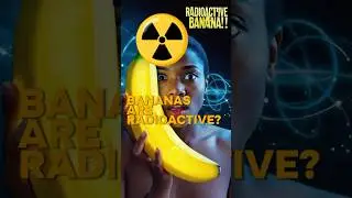 Did You Know Bananas Are Radioactive ☢️? #bananafacts #radiationscience #foodscience #quickscience