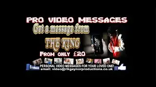 ELVIS PERSONALISED MESSAGES (BY RIK GAYNOR)