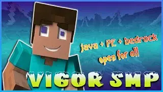 VIGOR SMP RELEASE  || OPEN FOR ALL || MINECRAFT LIVE || #minecraft #hypixel #skyblock