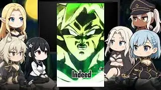 The Eminence in shadow react to cid kagenou as broly | Goku | Dragonball | Gacha life