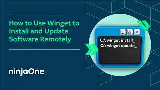 How to Use Winget to Install and Update Software Remotely (w/ SCREEN RECORDING)