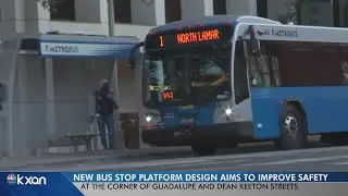 New bus stop platform aims to improve safety