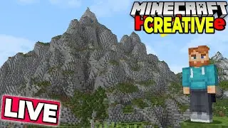 Having too much fun building mountains! Creative Planning for my Hardcore Minecraft World