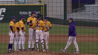 LSU baseball scrimmage footage from Friday January 30