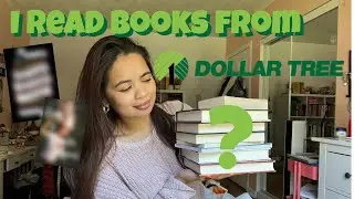 i read dollar tree books for a week | reading vlog & haul