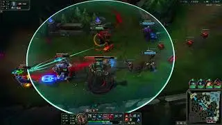 Warwick bot gank