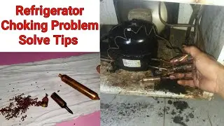 Refrigerator choking problem solve tips | Dryer filter working in refrigerator in Urdu and Hindi