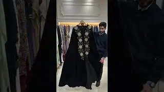 Beautiful🖤Velvet 2026 embroidery Abaya design Latest burkha designCollection #ytshorts#abaya#burkha