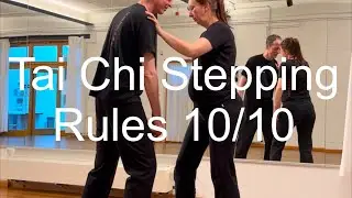 Always move “just enough” (passive stepping)