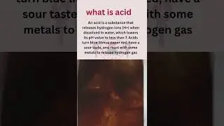 What is Acid? | Definition, Properties & Examples | Class 10 Science | Toppers Classes