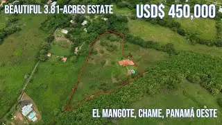 EXPANSIVE 3.81-Acres Estate Located in CHAME, Panamá Oeste, USD$ 450,000