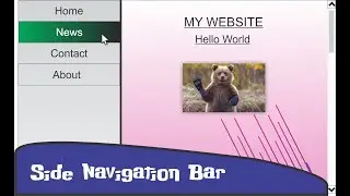 How to make a Side NavBar