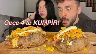 ARKADAŞIMLA GECE 4'TE KUMPİR YAPIYORUZ! (AŞIRI LEZZETLİ OLDU!)