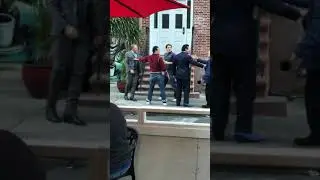 Mafia fight scene in Little Italy NYC #shorts