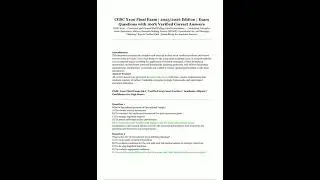 CGSC X100 Final Exam 20252026 Edition Verified Exam Questions with Correct Answers for Command and G