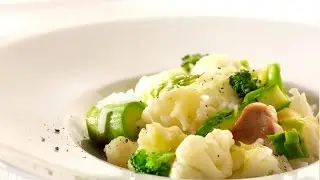De dagschotel - Ovenschotel met rijs , kip en groentjes