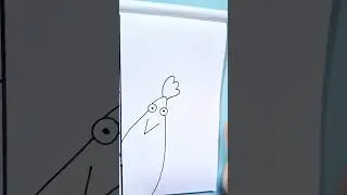 🐔 Fun Rooster Art in 1 Minute #artshorts #drawingforkids #howtodraw