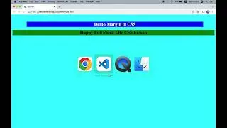 Basic CSS Lesson 8: CSS margins. Left margin, right margin, top, bottom, and auto margin.