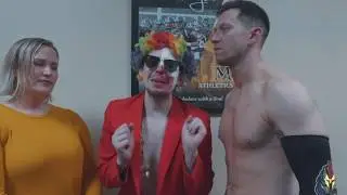 Warrior Wrestling 4 - Brian Pillman vs. Robert Ego Anthony w/ Frank the Clown