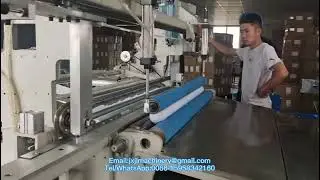 JL-G1200 Fully-automatic Gauze Bandage Rolling & Cutting Machine