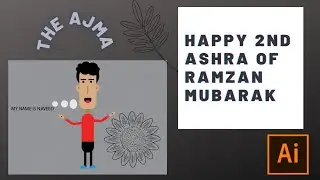 character design in illustrator||vector easy flat character|| animation cartoon character||The ajma