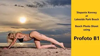 Stephanie Kenney at Lakeside Park Beach June 24, 2021