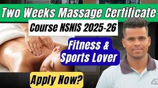 SKILL DEVELOPMENT PROGRAMME IN ADVANCE SPORTS MASSAGE 2 weeks certificate course apply now